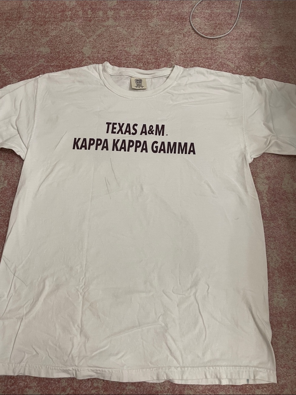 Texas A&M Kappa Kappa Gamma White T-Shirt